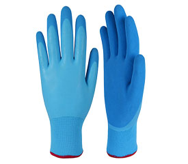 Why do Latex Coated Gloves' Color Change and Turn Yellow?