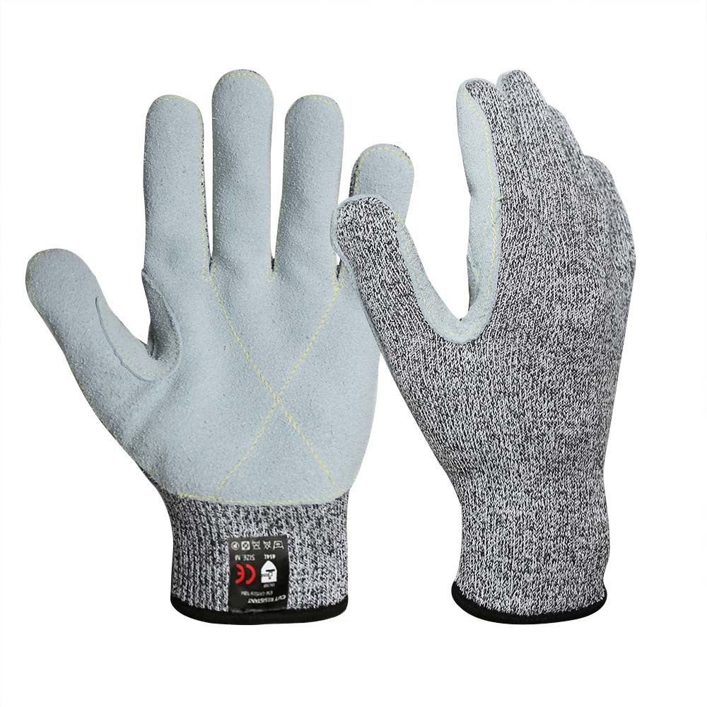 Smooth Polyurethane-Coated Black Seamless HPPE Cut, Abrasion, and Puncture  Resistant Gloves - PUG-655