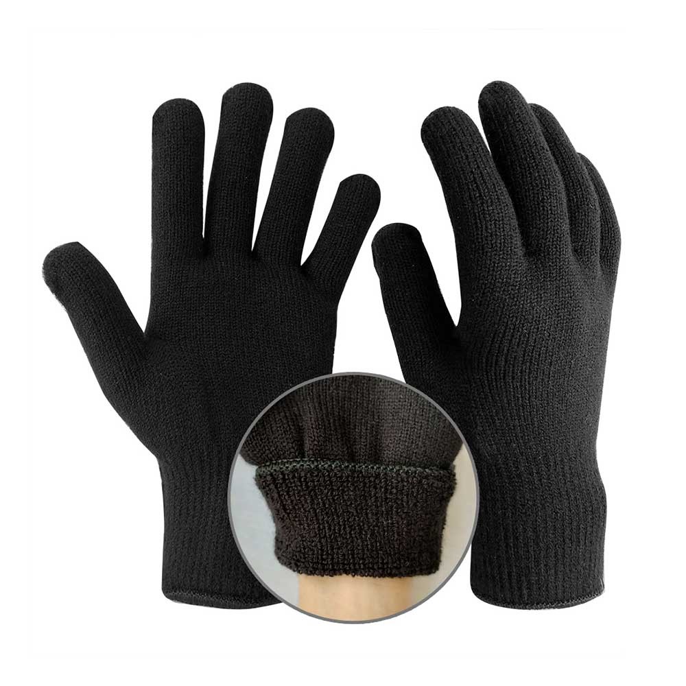 SKG-029 Double Knit Acrylic Gloves with Terry Loop Liner