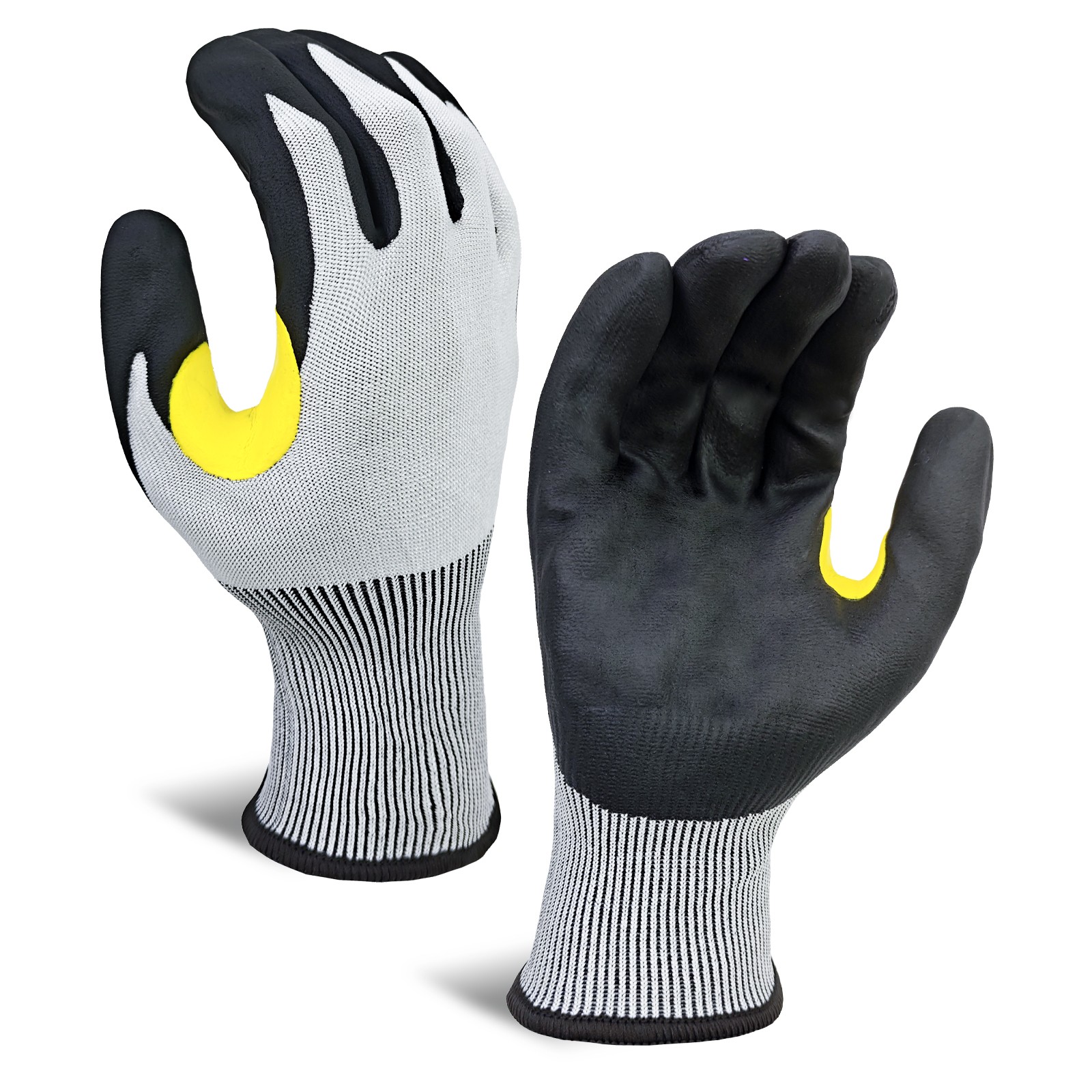 18G Nitrile Dipped Touch Screen A3 Cut Resistant Glove with Thumb Crotch Reinforced/60801