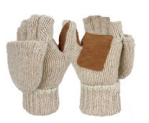 Insulated Ragg Wool Mitten /IWG-006