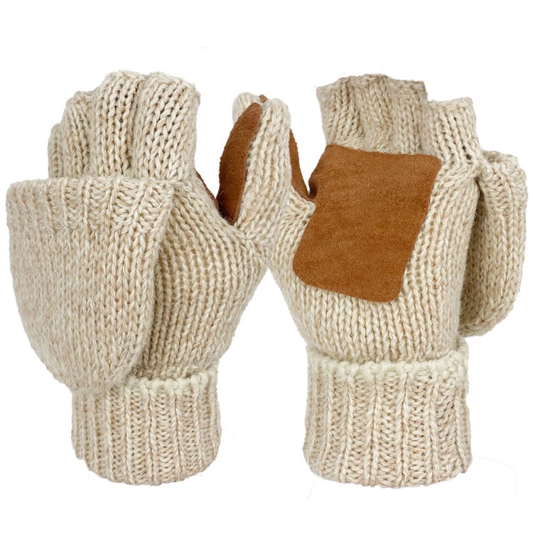 Insulated Ragg Wool Mitten / IWG006