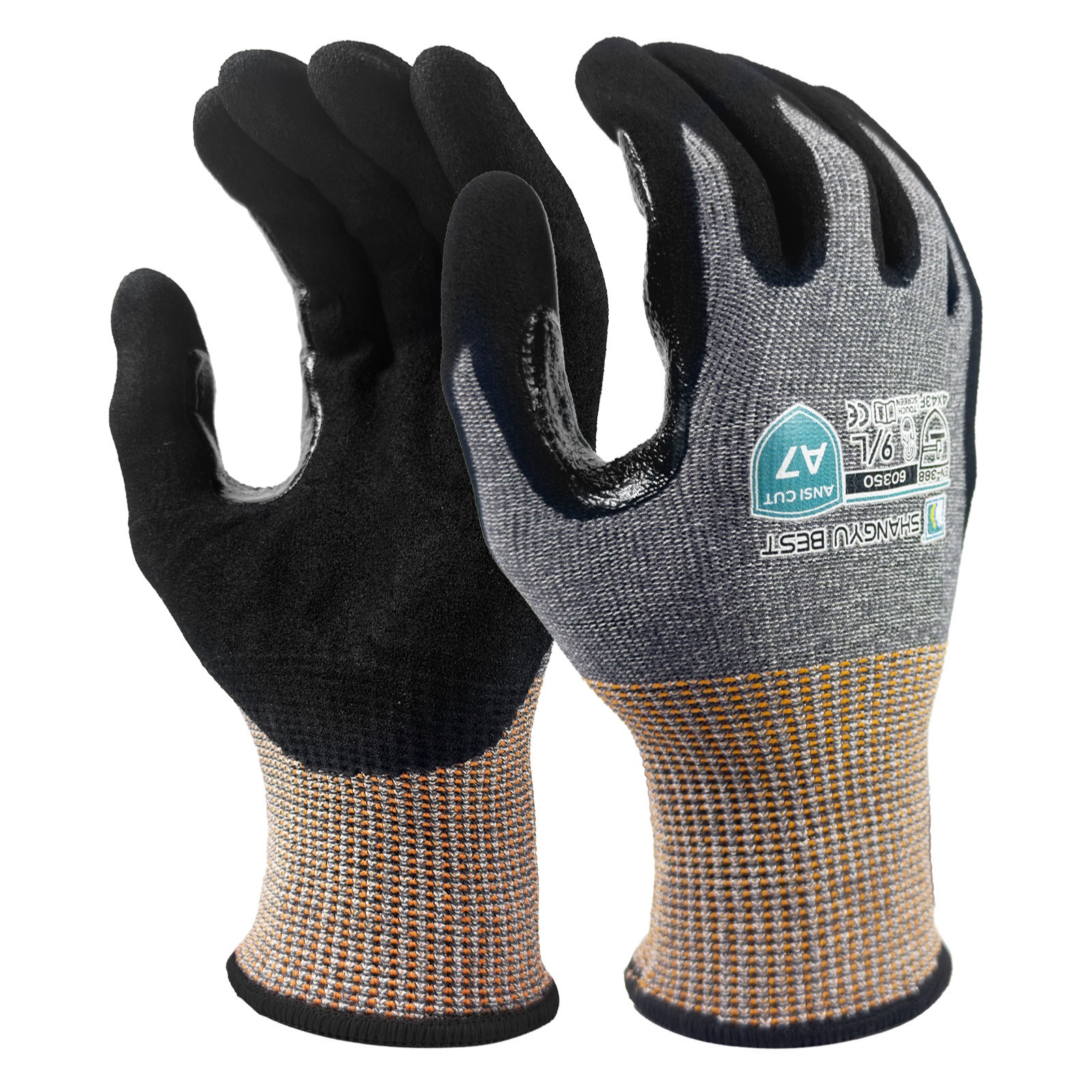 Cut Resistant Nitrile Dipped Glove/ 60723