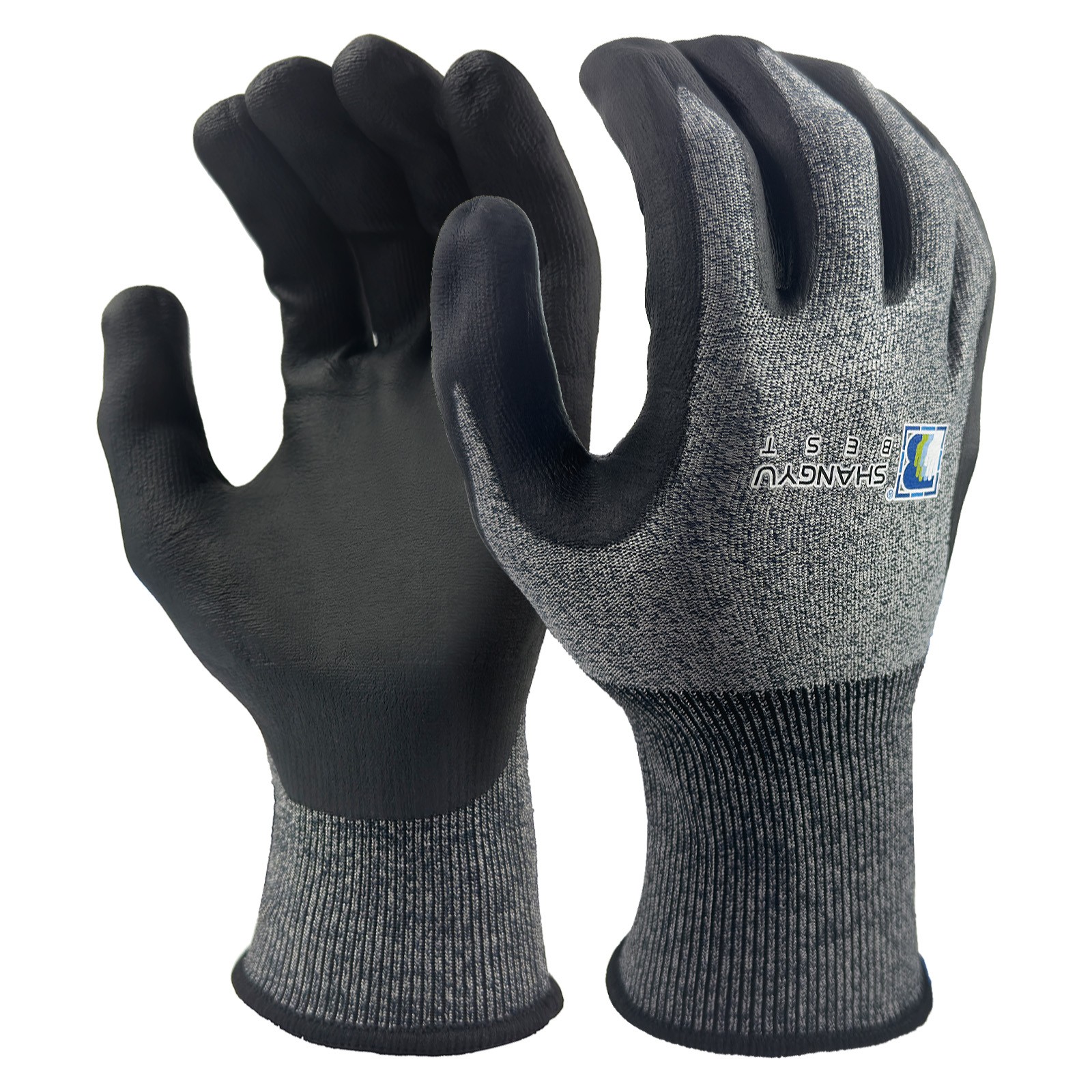 Ultra-light Nitrile Dipped Glove/21G Micro Foam Nitrile Coated Cut Resistance Glove/ 60142