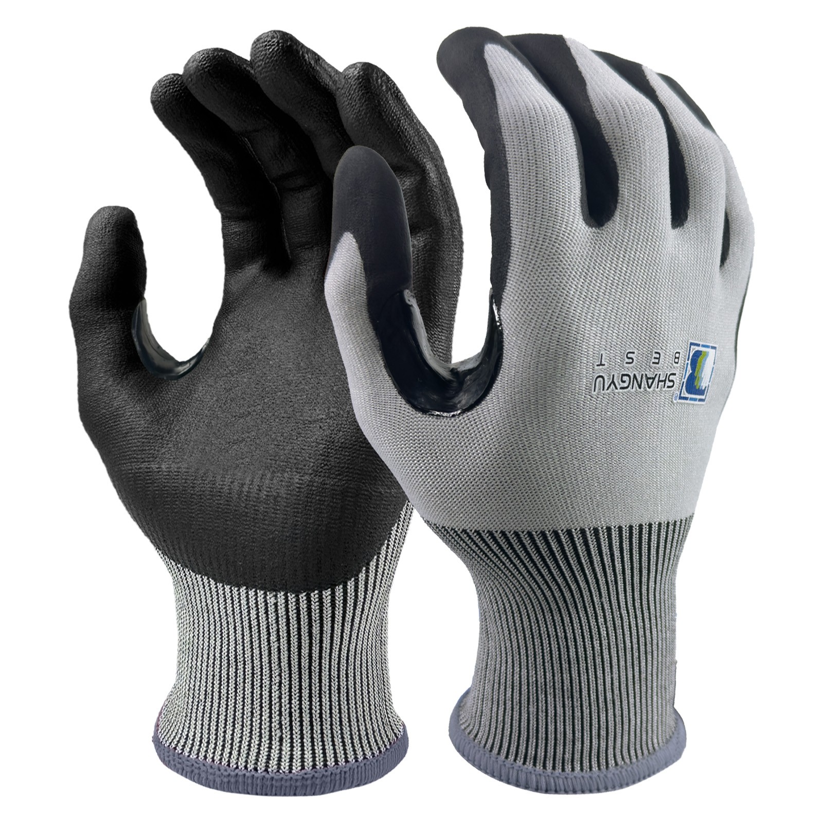 18G Foam Nitrile Coated Reinforced Thumb Crotch A2 Cut Resistance Glove/60822